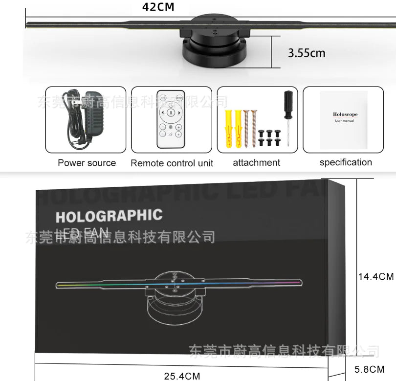 Holographic Fan